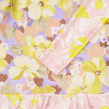 Girls Pop Spliced Frill Rashie Swim Top