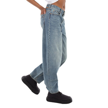 Illustration Barrel Cotton Denim Jeans