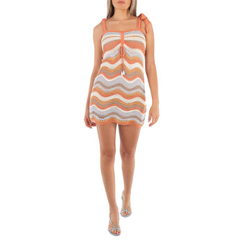 vegas club dress code Zimmermann High Tide Embroidered Pearl Mini Dress main image 1