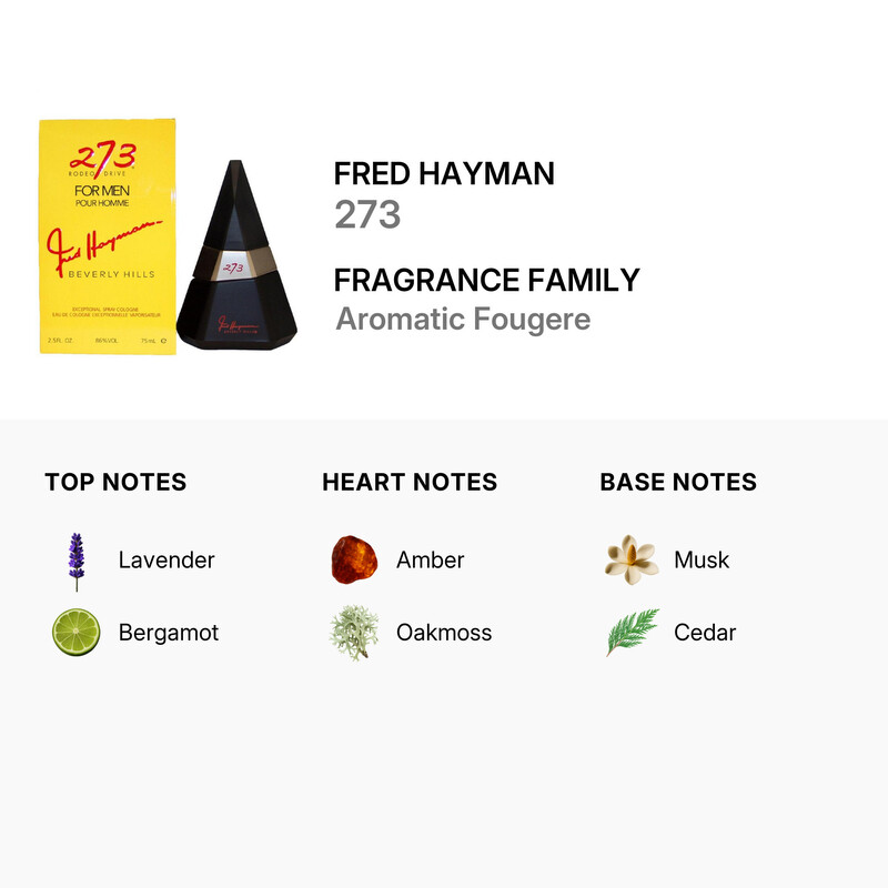 Fred Hayman 273 Men / Fred Hayman Exceptional Cologne Spray 2.5 oz