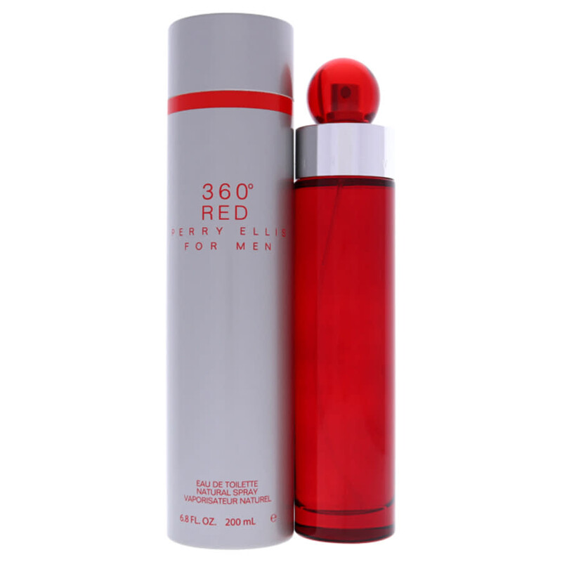 PERRY ELLIS RED for MEN 360 ° 香水 200ml Perry Ellis 360 Red for Men by Perry Ellis EDT Spray 6.7 oz (200
