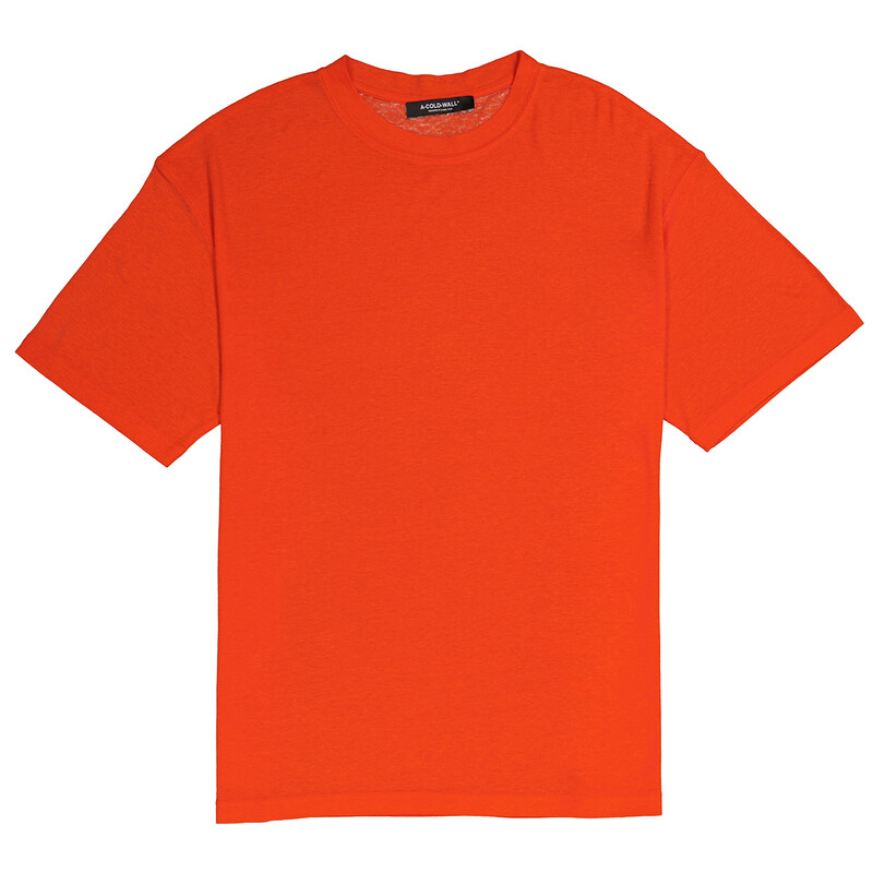 A Cold Wall Mid Grey Artisan Logo Print Crewneck T-Shirt, Size X