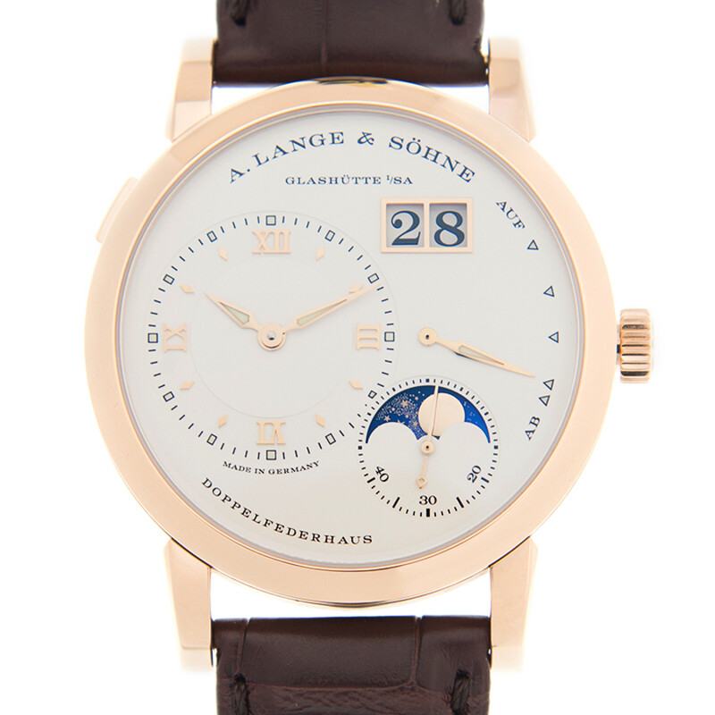A. Lange & Sohne Lange 1 Moonphase 18kt Rose Gold Automatic Watch ALANGE192032