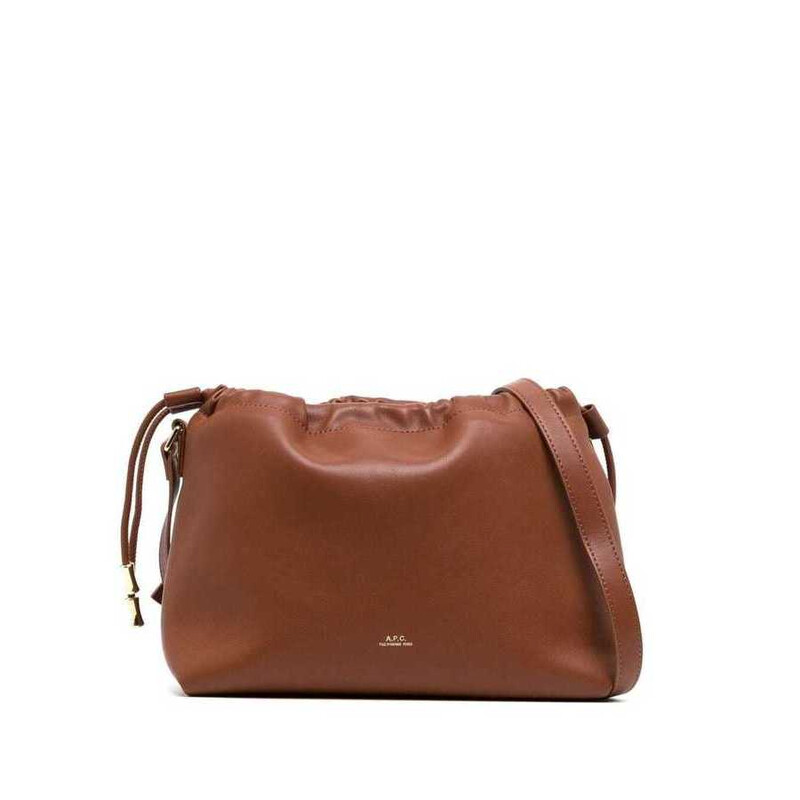 A.P.C. Louise Brown Crossbody Bag With Logo PUAATF61583CAD
