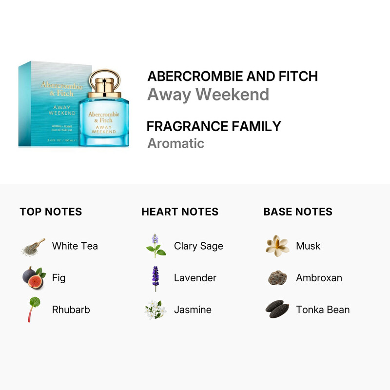 Abercrombie And Fitch Ladies Away Weekend EDP Spray 3.4 oz