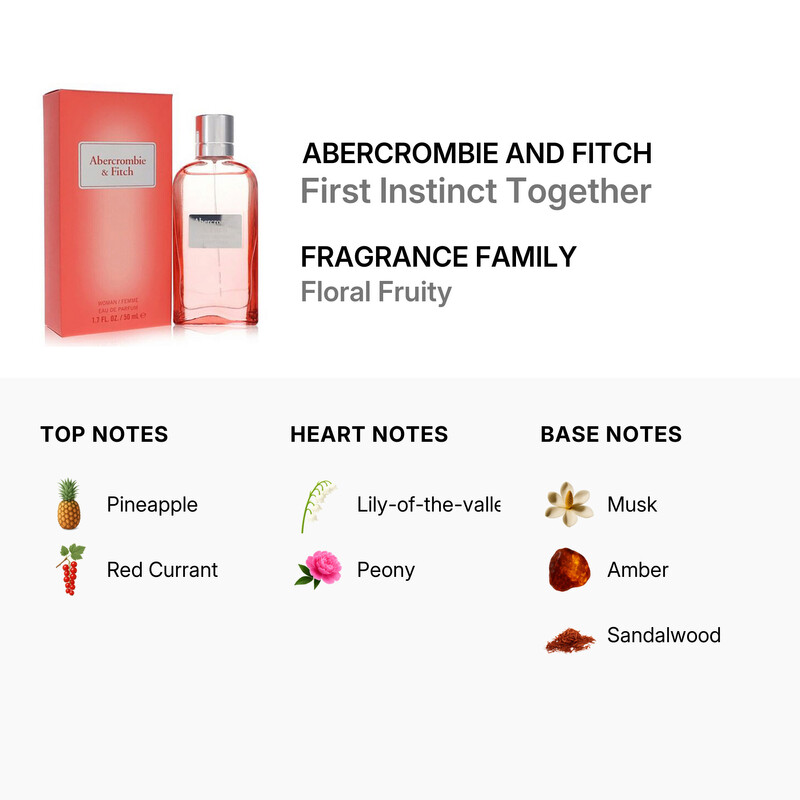 Abercrombie And Fitch Ladies First Instinct Together EDP Spray 1.7