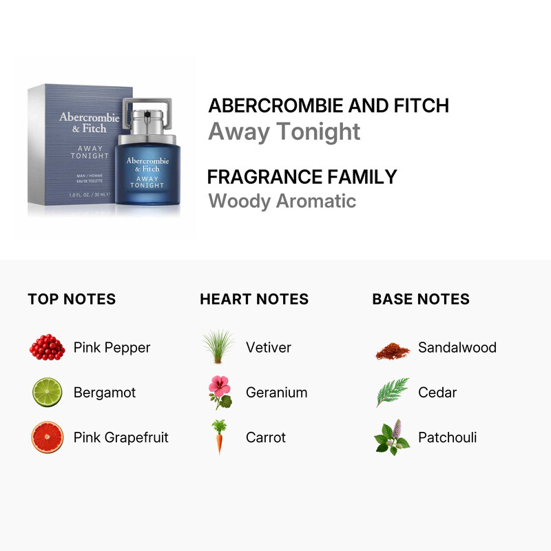 Abercrombie And Fitch Men's Away Tonight EDT Spray 1 oz Fragrances