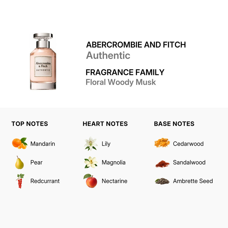 Abercrombie And Fitch Abercrombie Ladies Authentic Women EDP Spray