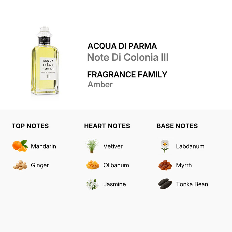 Acqua Di Parma - Note Di Colonia III Eau De Cologne Spray 150ml