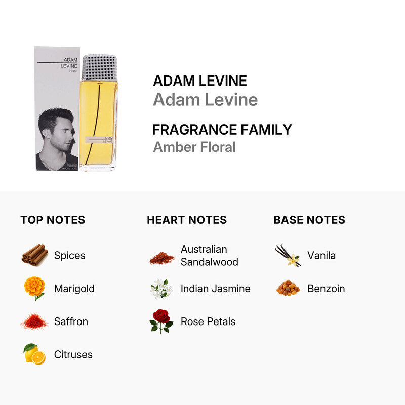 Adam Levine / Adam Levine EDP Spray 3.4 oz (100 ml) (w