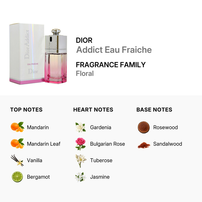 Dior Addict Christian Dior EDT / Eau Fraiche Spray New Packaging Dior Addict Christian Dior EDT / Eau Fraiche Spray New Packaging