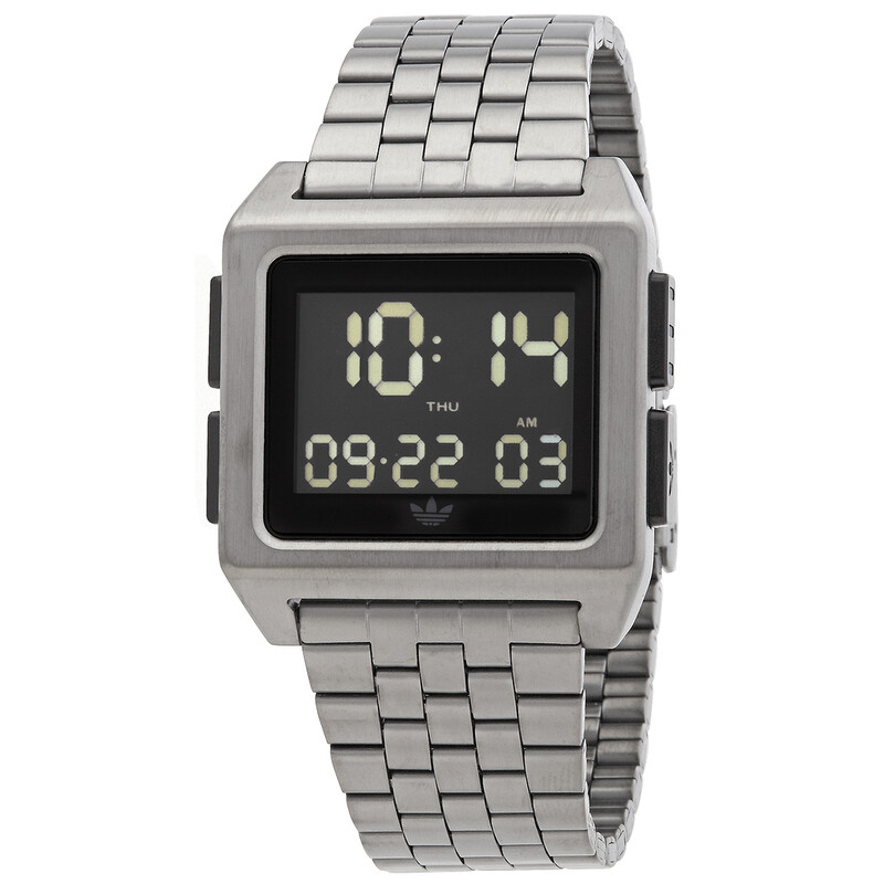 Adidas Archive M1 Quartz Digital Black Dial Men's Watch Z01-1531