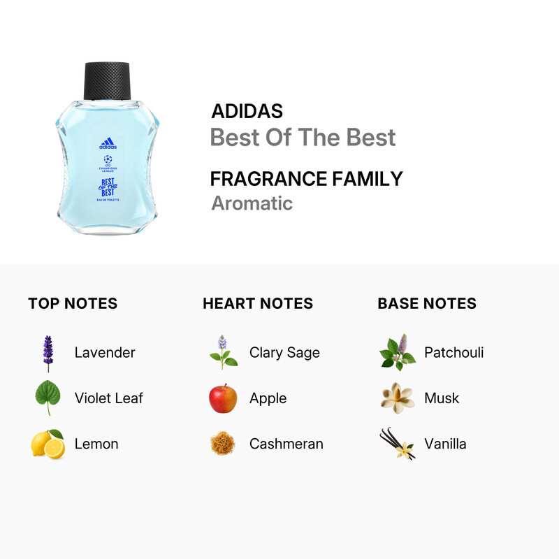Adidas Best Of The Best / Adidas EDT Spray 3.4 oz (100 ml) (M