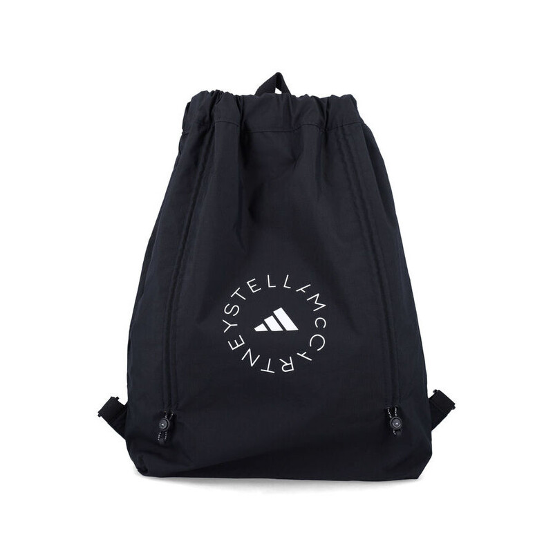 Adidas By Stella Mccartney Logo Drawstring Gymsack JJ4693BLACK