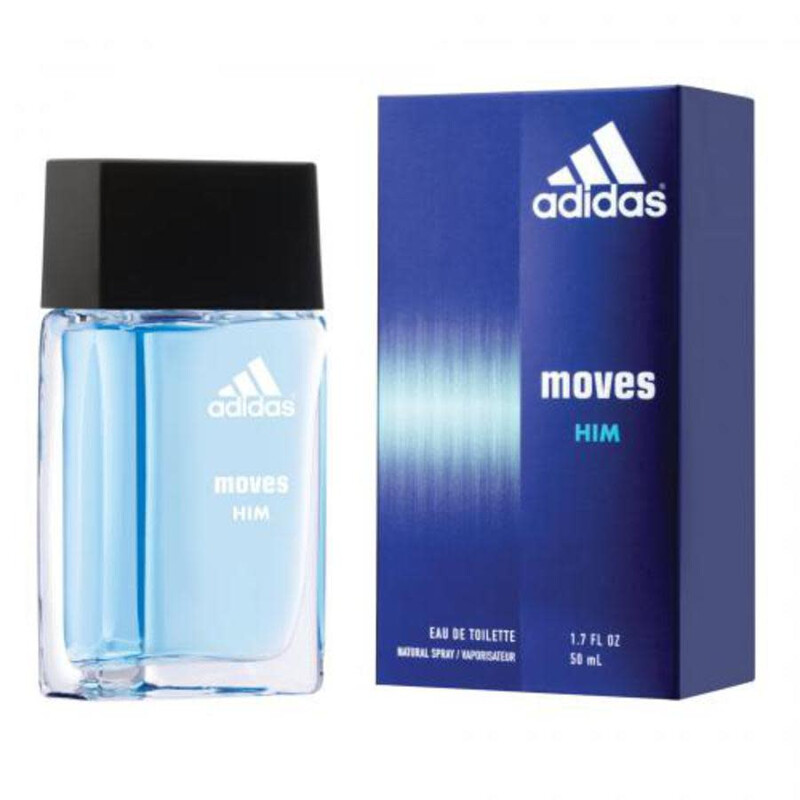 Adidas Men's Moves EDT Spray 1.7 oz Fragrances 031655337920
