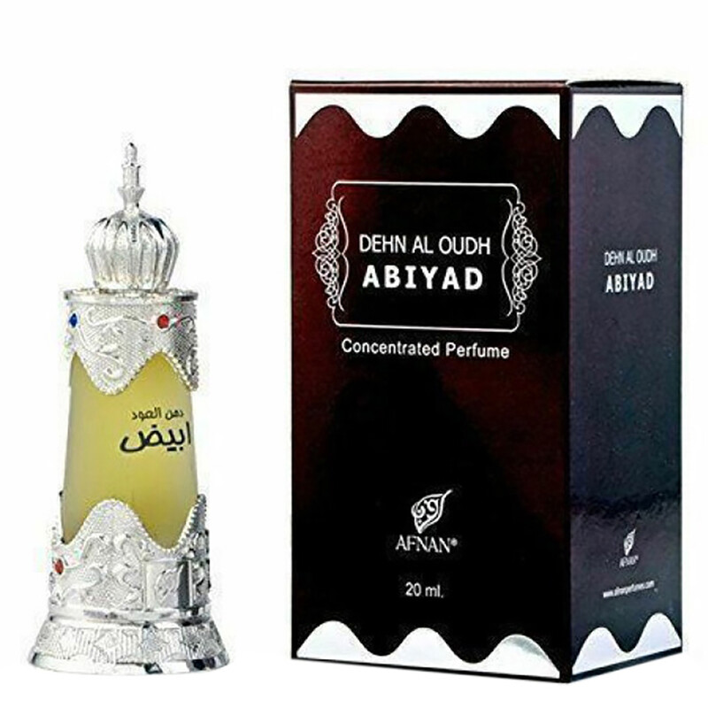 Afnan Concentrated Perfume Oil Dehn Al Oudh Abiyad EDP Oil 0.67 oz