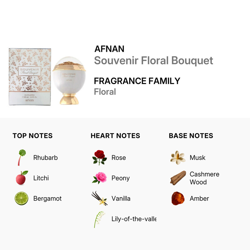 香水Souvenir Floral Bouquet Souvenir Floral Bouquet by Afnan Perfumes | Women's Fragrance