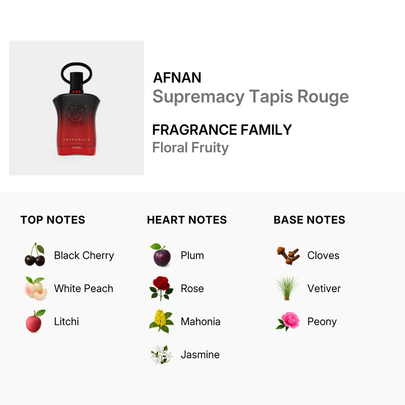 Afnan Ladies Supremacy Tapis Rouge EDP Spray 3.4 oz Fragrances