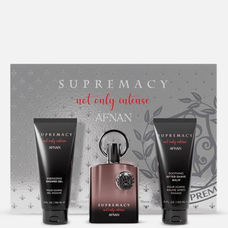 Afnan Men's Supremacy Not Only Intense Silver Gift Set Fragrances