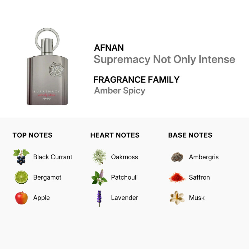 Afnan Men's Supremacy Not Only Intense ExDP 5.0 oz Fragrances