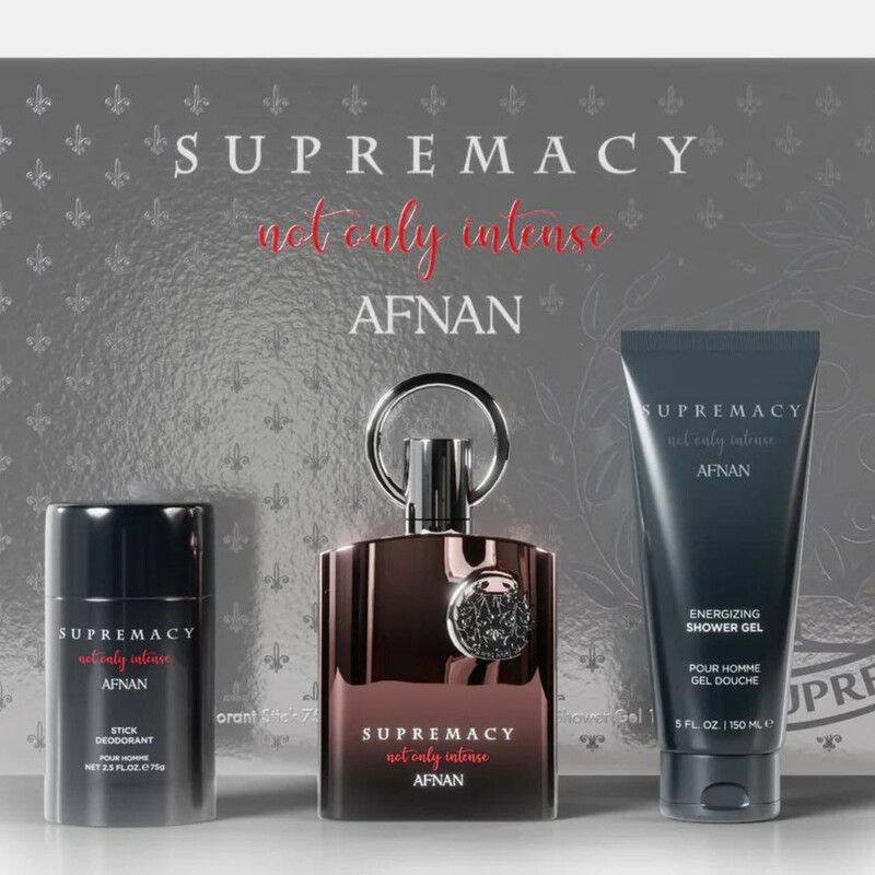 Afnan Men's Supremacy Not Only Intense 3pcs EDP Gift Set