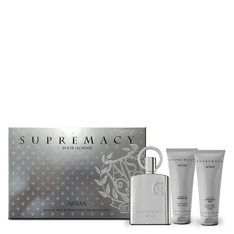 Afnan Men's Supremacy Silver 3pcs EDP Gift Set Fragrances