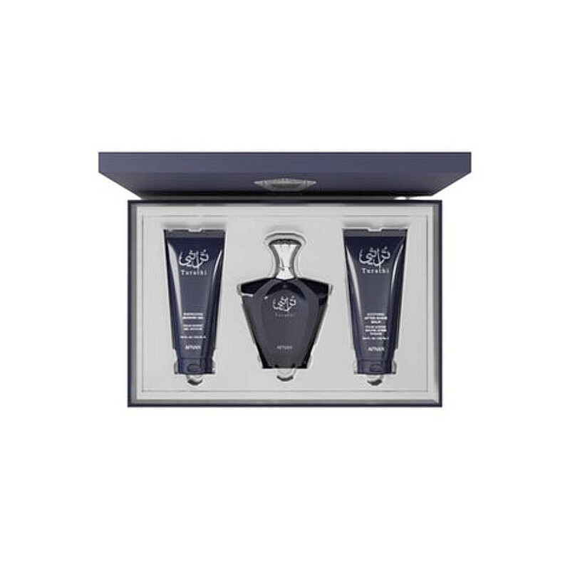 Afnan Men's Turathi Blue 3pcs EDP Gift Set Fragrances 6290171074274