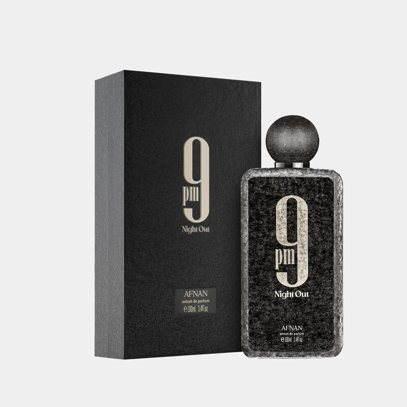 Afnan Unisex 9 PM Night Out Extrait de Parfum Spray 3.4 oz Fragrances 6290171077459