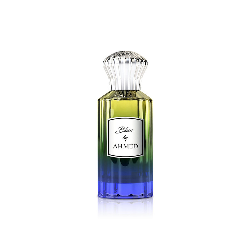 香水(男性用) Ahmed Al Maghribi Blue By Ahmed Ahmed Al Maghribi Men's Blue Extrait de Parfum Spray 3.4 oz