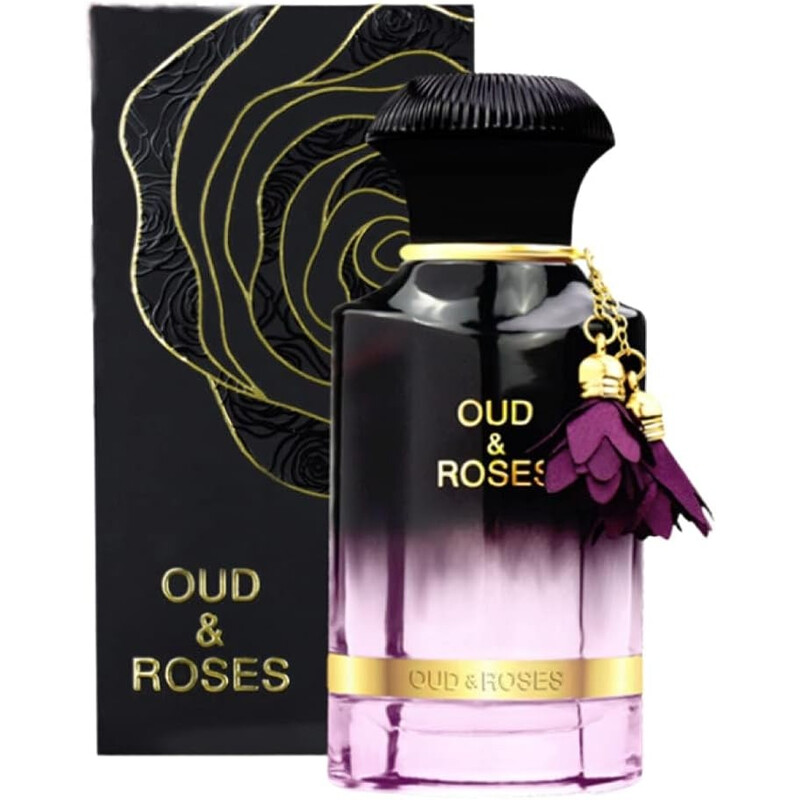 Ahmed Al Maghribi Unisex Oud & Roses Extrait de Parfum Spray 2.0 oz Fragrances 6290360616735