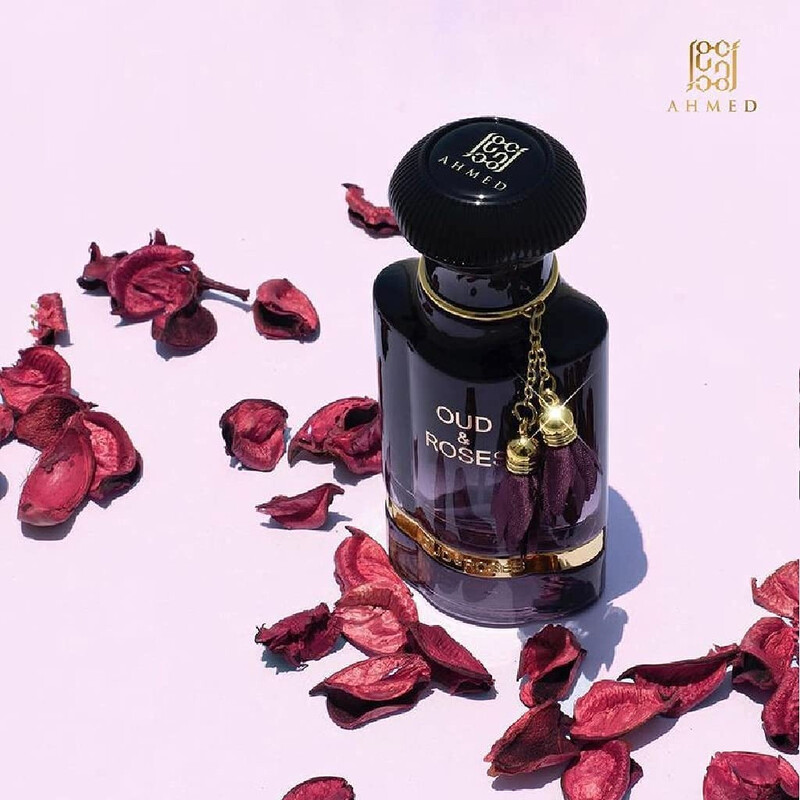 Ahmed Al Maghribi Unisex Oud & Roses Extrait de Parfum Spray 2.0