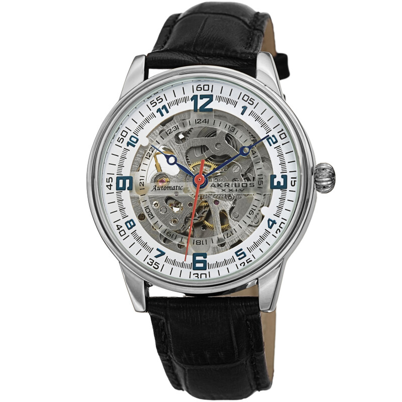 Akribos XXIV Automatic White Dial Men display picture 2