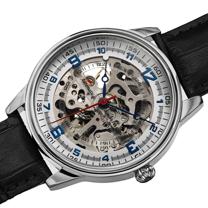 Akribos XXIV Automatic White Dial Men