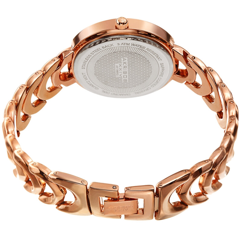 Akribos XXIV Quartz Diamond Silver Dial Ladies Watch  display picture 2