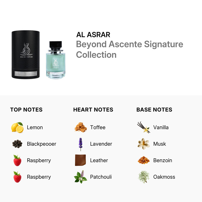 Al Asrar Unisex Beyond Ascente Signature Collection EDP Spray 3.4