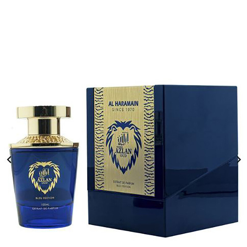 Al Haramain Azlan Oud Bleu Edition EDP 3.4 oz Fragrances 6291100133499