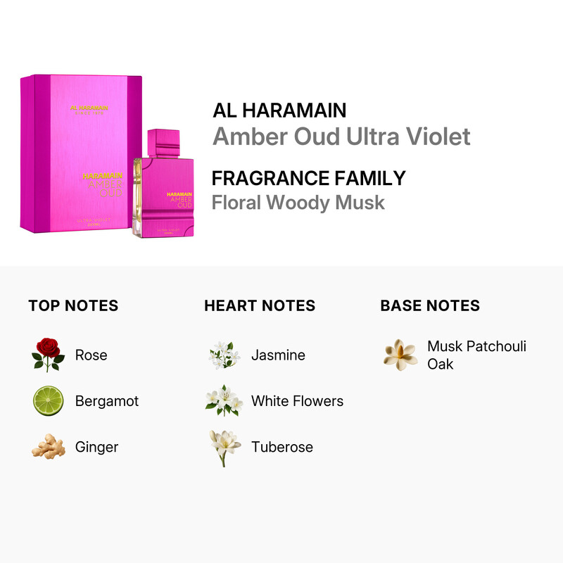 Al Haramain Ladies Amber Oud Ultra Violet EDP Body Spray 6.7 oz