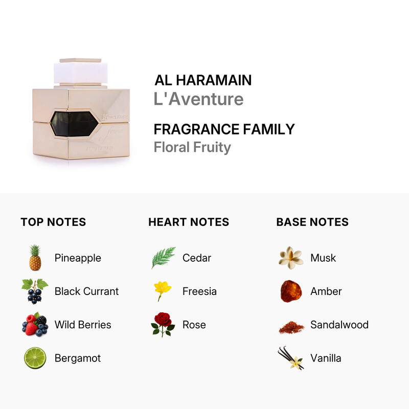 Al Haramain Ladies L'Aventure EDP Spray 3.4 oz (Tester) Fragrances
