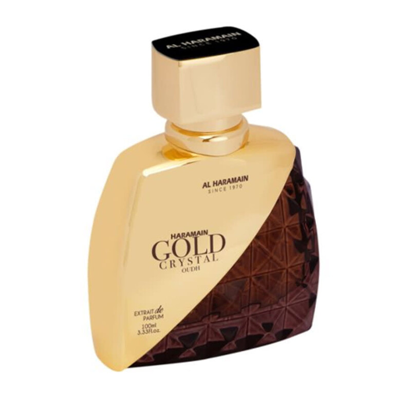 Al Haramain Men's Gold Crystal Oudh Extrait de Parfum Spray 3.4 oz (Tester) Fragrances 6291106813562