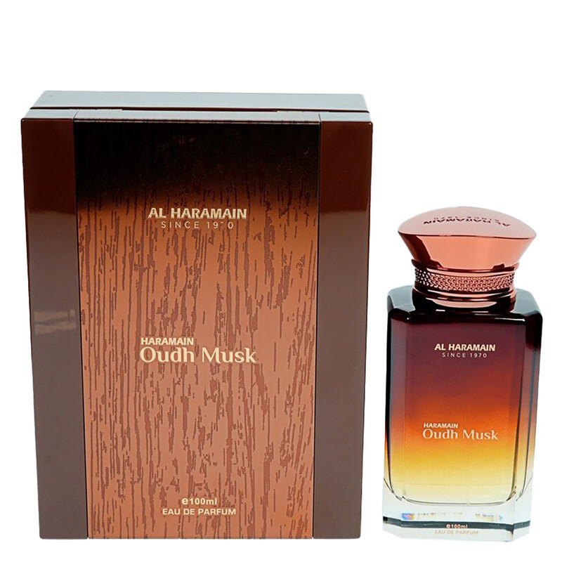 Al Haramain Men's Oudh Musk EDP Spray 3.33 oz Fragrances 6291100133420