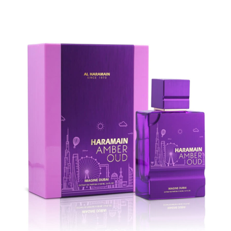 Al Haramain Unisex Amber Oud Imagine Dubai Extrait de Parfum Spray 3.38 oz Fragrances 6291106817072