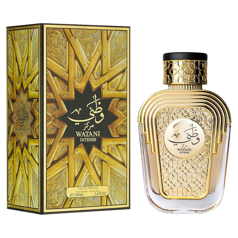 Al Wataniah Unisex Watani Intense Gold EDP Spray 3.4 oz Fragrances