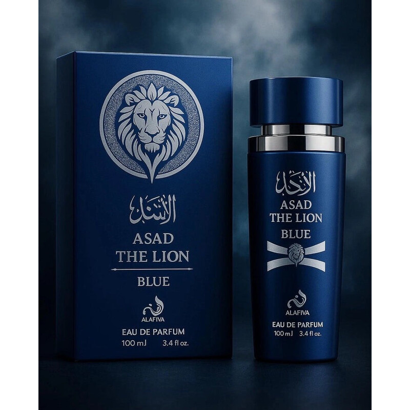 Alafiya Men's Asad The Lion Blue EDP Spray 3.4 oz Fragrances