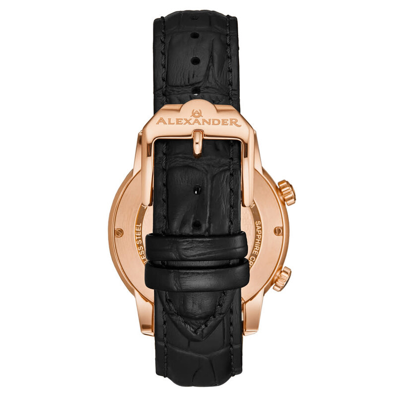 Alexander Alexander 2 Quartz Black Dial Men's Watch A171A-03