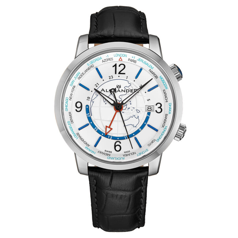 Alexander Alexander 2 Quartz Silver Dial Men's Watch A171A-01