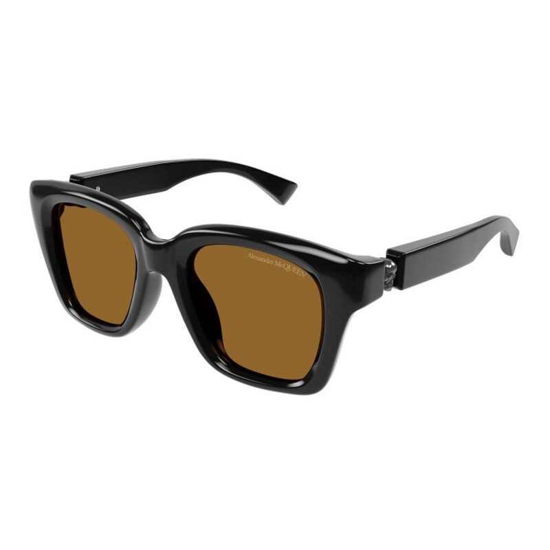Alexander McQueen Amber Square Men's Sunglasses AM0432SA 004 52