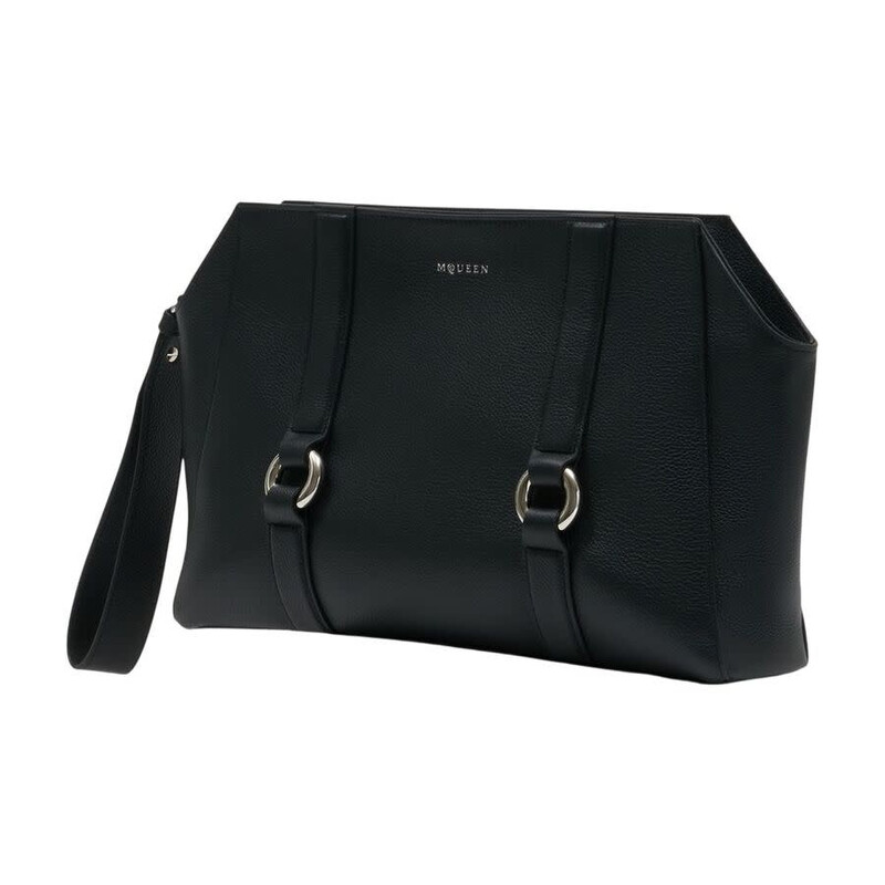 Alexander McQueen Clutch — Black 8578051AAWD1000 3667316069342