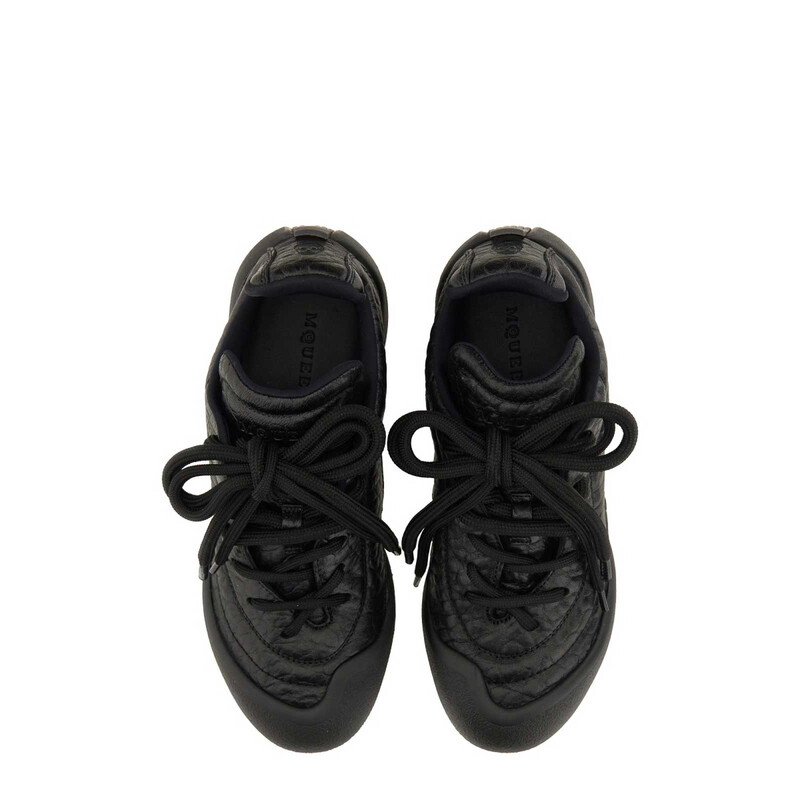 Alexander McQueen Ladies Black Flexion Sneakers, Brand Size 35