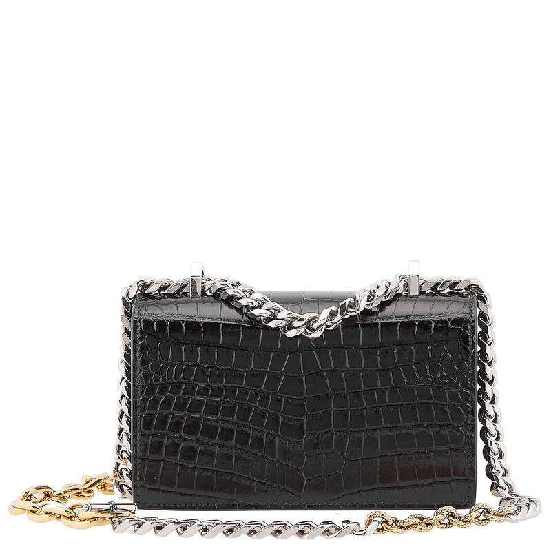 Alexander McQueen Mini Jeweled Chain Linked Shoulder Bag 680963