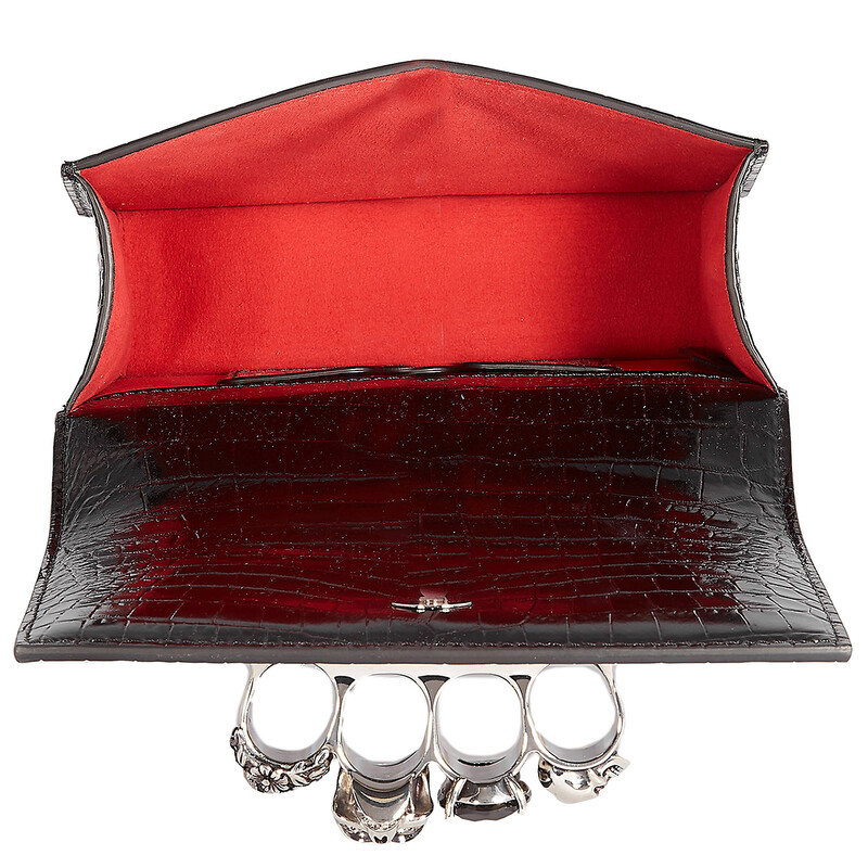 Alexander McQueen Mini Jeweled Chain Linked Shoulder Bag 680963